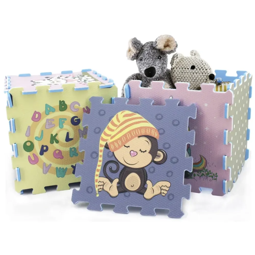 El Corte Inglés Preescolar*Alfombra De Juegos De Espuma Primeras Experiencias 9 Piezas El Corte Ingles