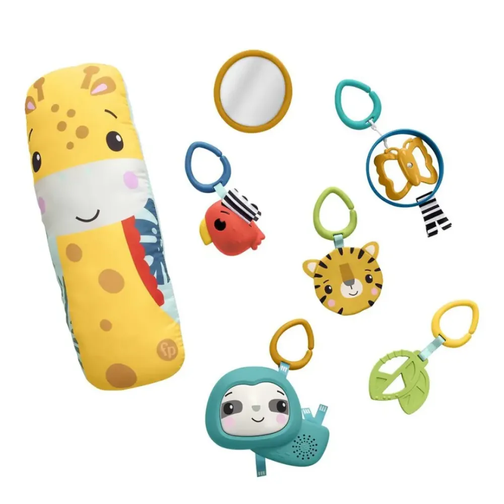 Fisher-Price Preescolar*Alfombra Gimnasio Sensorial Selva Tropical 3 En 1