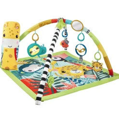 Fisher-Price Preescolar*Alfombra Gimnasio Sensorial Selva Tropical 3 En 1