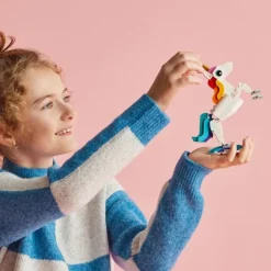LEGO Puzzles Y Construcciones*Animales De Juguete Para Construir Unicornio Magico Y Pavo Real Creator 3 En 1