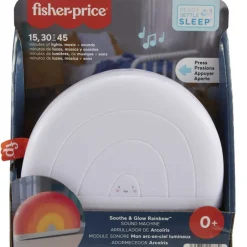Fisher-Price Preescolar*Arcoiris Calmante Juguete Con Luces Calidas Y Sonidos Relajantes, Ayuda Para Conciliar El Sueno