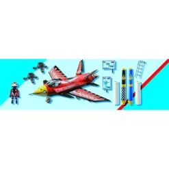 Playmobil Muñecos Articulados*Avion Eagle Air Stunt Show