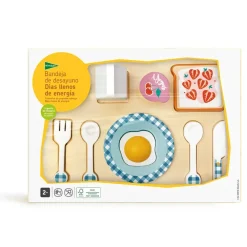 El Corte Inglés Jugar A Ser Mayor*Bandeja De Desayuno De Madera Sostenible Dias Llenos De Energia El Corte Ingles