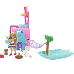 Barbie Munecas Y Peluches* Chelsea Con Camper