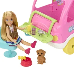 Barbie Munecas Y Peluches* Chelsea Con Camper