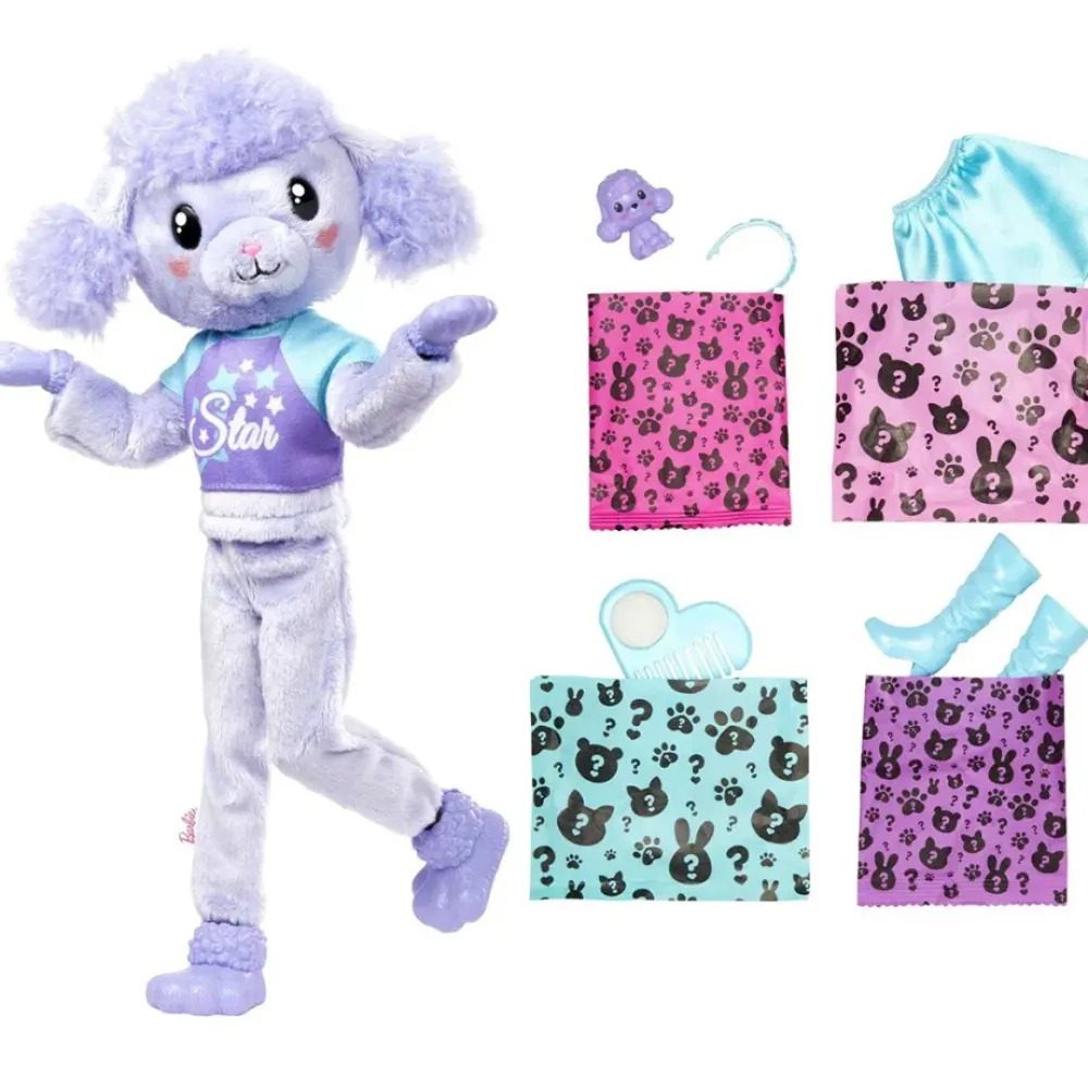 Barbie Munecas Y Peluches* Cutie Reveal Muneca Con Disfraz De Caniche