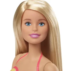 Barbie Munecas Y Peluches* Muneca Rubia De 30 Cm Con Piscina, Tobogan Y Accesorios