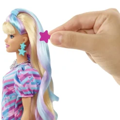 Barbie Munecas Y Peluches* Totally Hair Pelo Extralargo Estrella