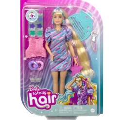 Barbie Munecas Y Peluches* Totally Hair Pelo Extralargo Estrella
