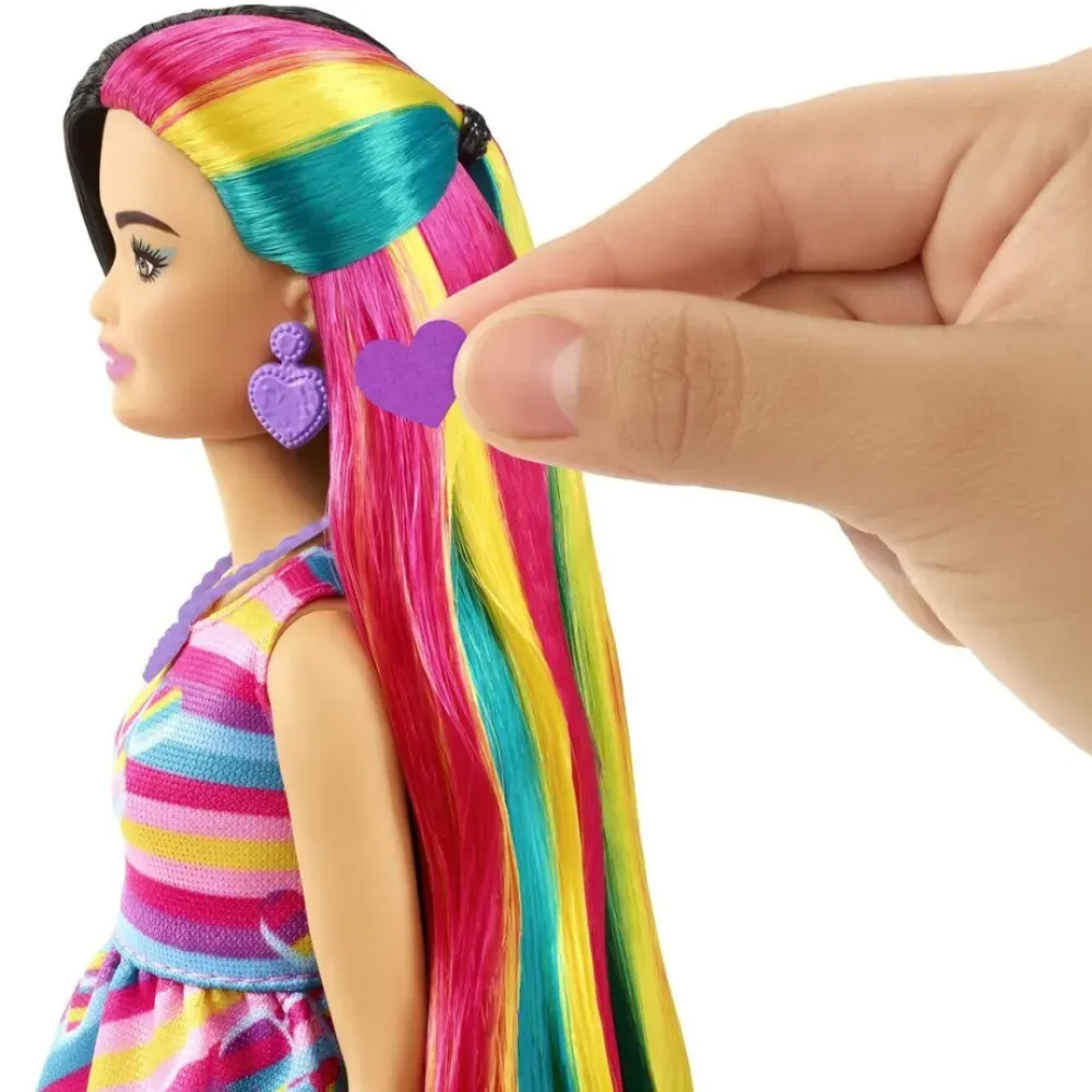 Barbie Munecas Y Peluches* Totally Hair Pelo Extralargo Corazon