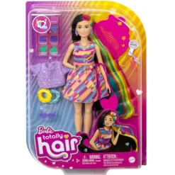 Barbie Munecas Y Peluches* Totally Hair Pelo Extralargo Corazon