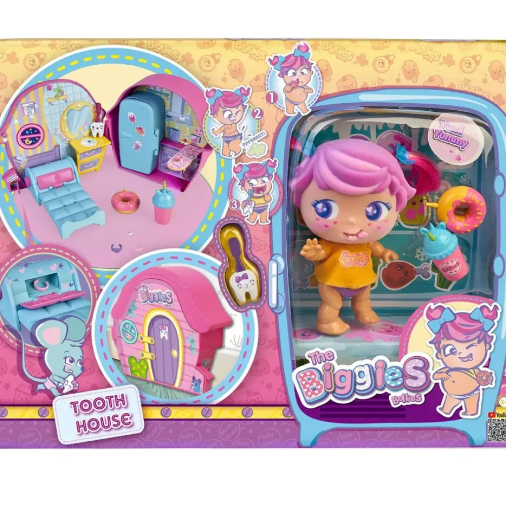 The Bellies Munecas Y Peluches*Biggie Yumi Yummy Tooth House