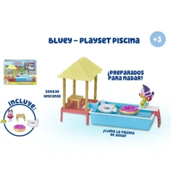 Bluey Preescolar*playset Piscina