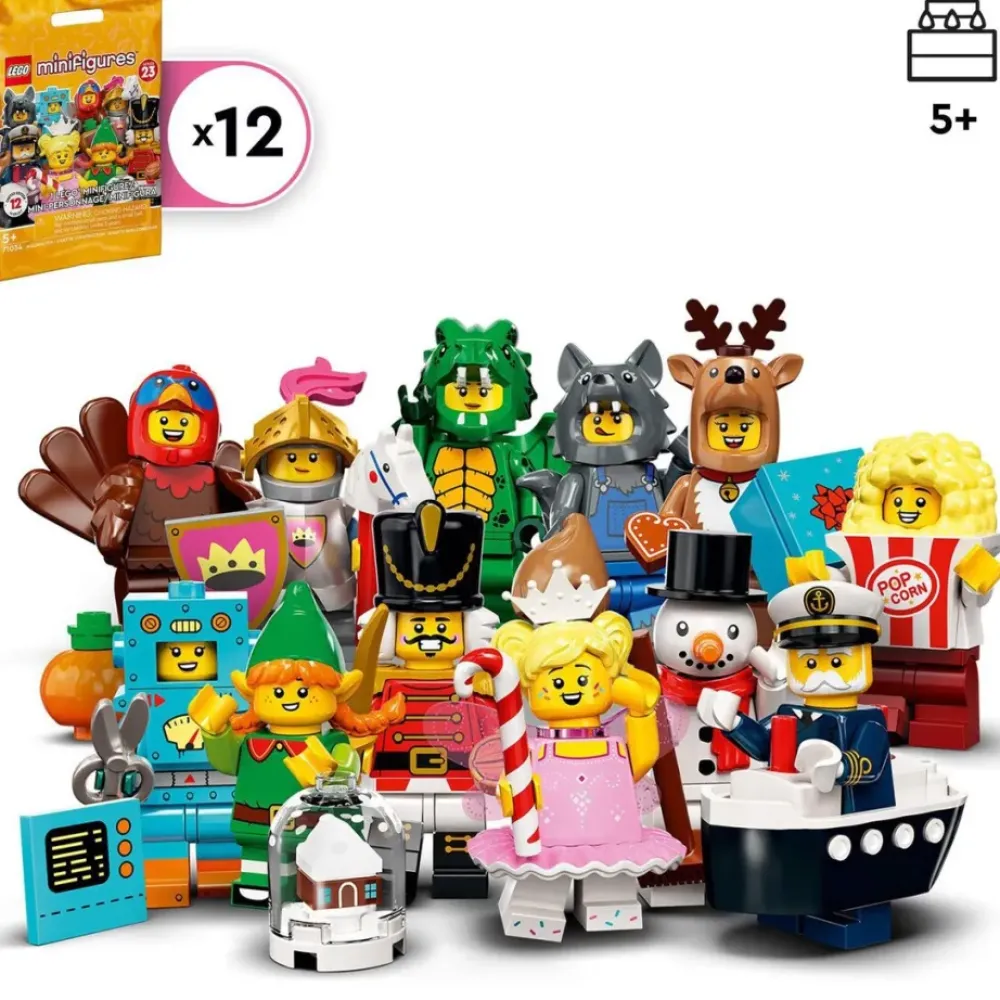 LEGO Puzzles Y Construcciones*Bolsa Sorpresa Mini Figura 23ª Edicion Limitada Para Coleccionar Minifigures