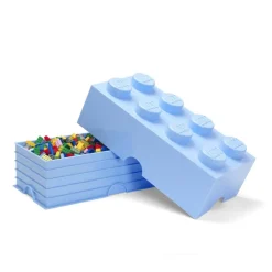 LEGO Puzzles Y Construcciones*Brick 8 Almacenaje En Color Azul Claro