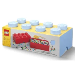 LEGO Puzzles Y Construcciones*Brick 8 Almacenaje En Color Azul Claro