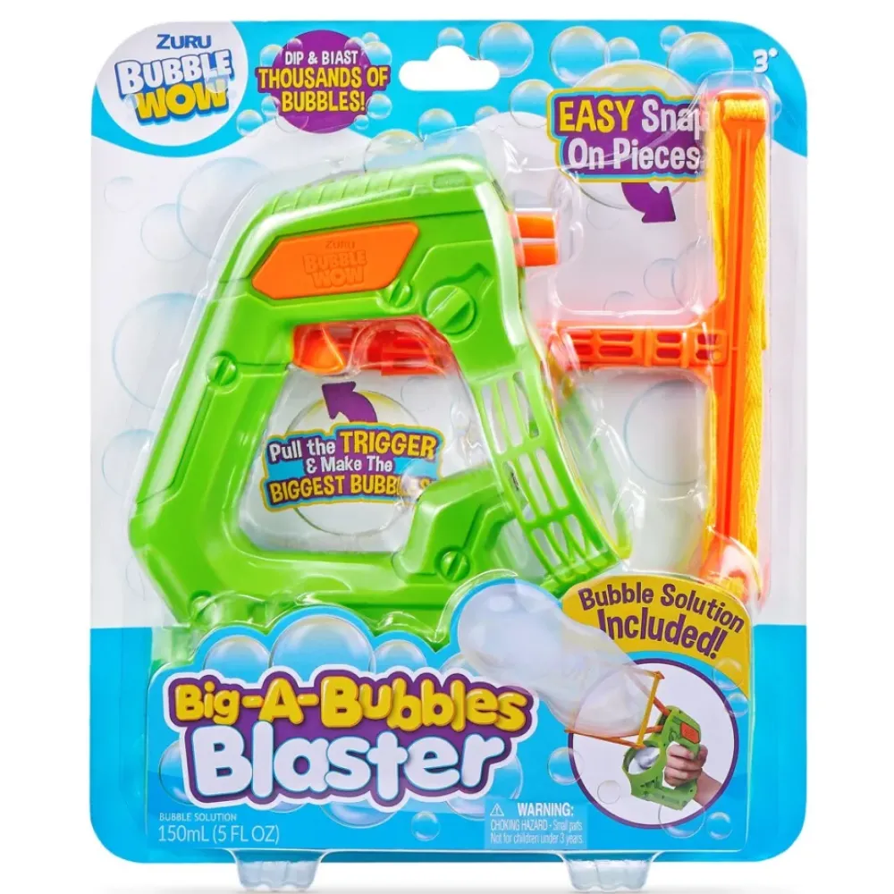 BUBBLE NOW Juguetes Al Aire Libre*Bubble Wow Pistola Electrica Pompas Gigantes
