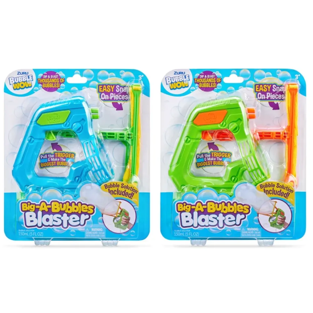 BUBBLE NOW Juguetes Al Aire Libre*Bubble Wow Pistola Electrica Pompas Gigantes