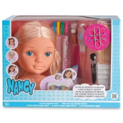 Nancy Munecas Y Peluches*Busto De Maquillaje Y Peluqueria Muneca Un Dia Secretos Belleza Rubia Famosa