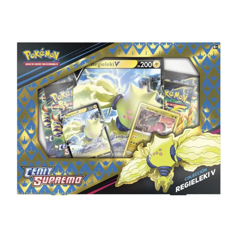 BANDAI Juegos De Mesa*Caja Espada Y Escudo Zenith Regidrago V / Regieleki Pokemon