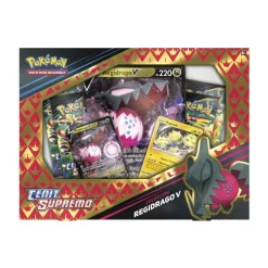 BANDAI Juegos De Mesa*Caja Espada Y Escudo Zenith Regidrago V / Regieleki Pokemon