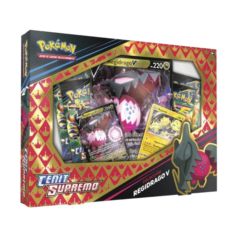 BANDAI Juegos De Mesa*Caja Espada Y Escudo Zenith Regidrago V / Regieleki Pokemon