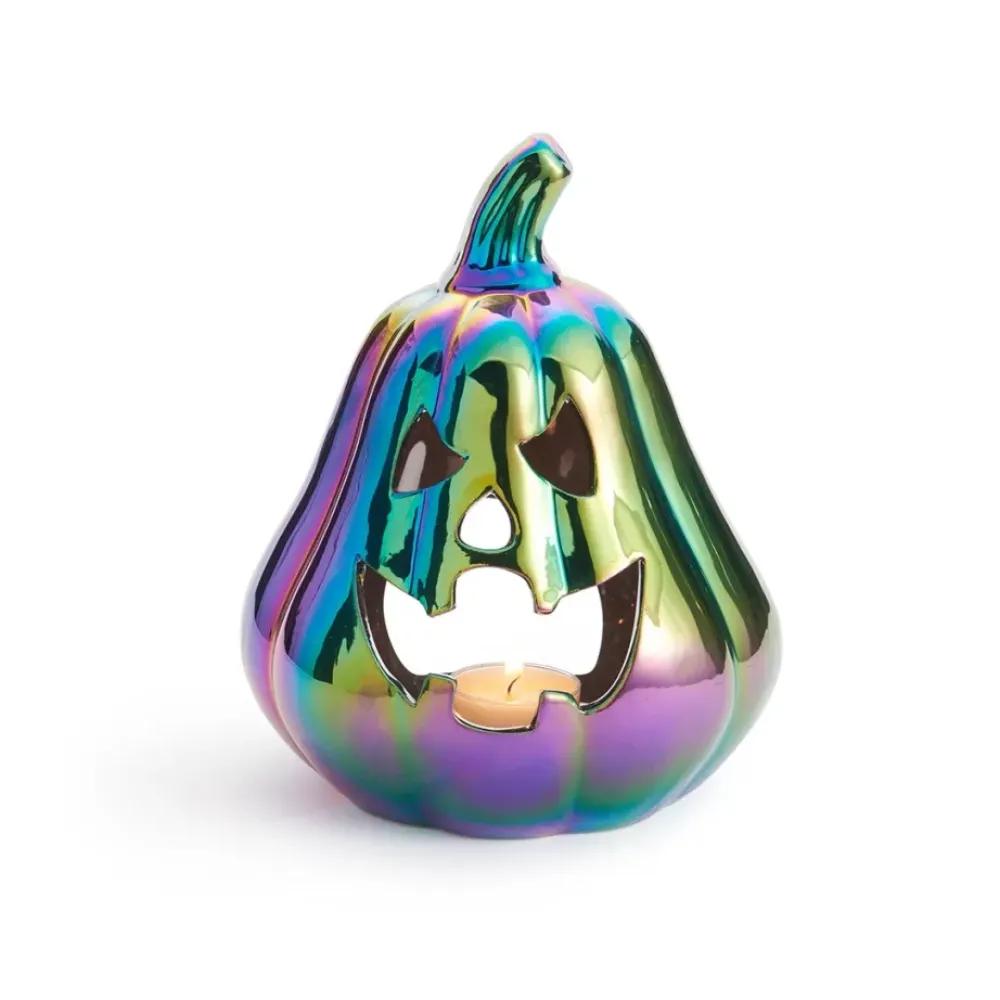 El Corte Inglés Disfraces Y Complementos*Calabaza Portavelas De Ceramica Halloweenel Corte Ingles