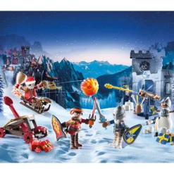 Playmobil Muñecos Articulados*Calendario De Adviento Novelmore - Batalla En La Nieve