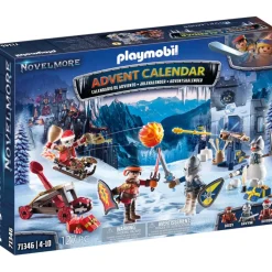 Playmobil Muñecos Articulados*Calendario De Adviento Novelmore - Batalla En La Nieve