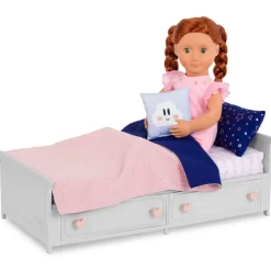 Our Generation Munecas Y Peluches*Cama Con Dos Cajones