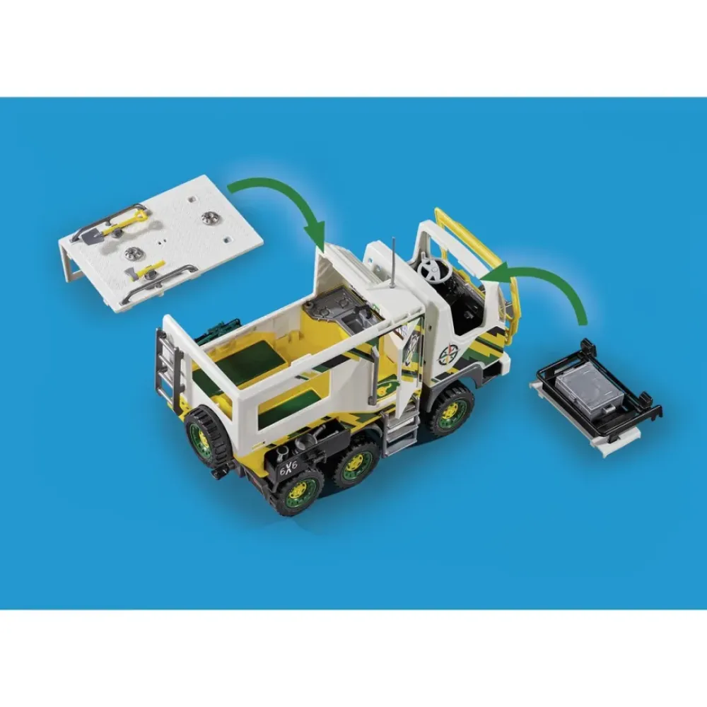 Playmobil Muñecos Articulados*Camion De Aventuras Wild Life