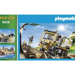 Playmobil Muñecos Articulados*Camion De Aventuras Wild Life