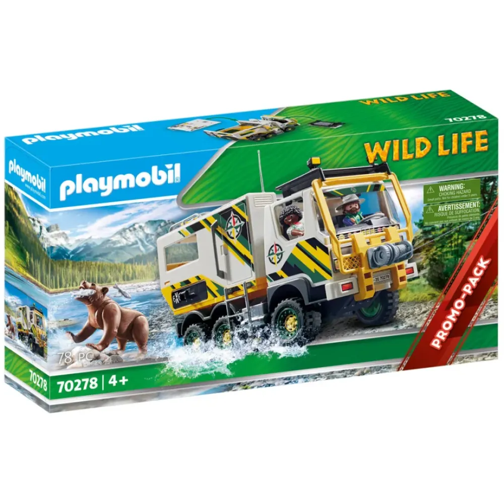 Playmobil Muñecos Articulados*Camion De Aventuras Wild Life