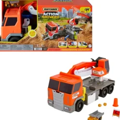 Matchbox Coches, Circuitos Y Radiocontrol*Camion Excavadora Surtido Action Drivers