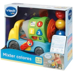VTech Preescolar*Camion Hormigonera De Juguete Educativo Mixter Colores Baby