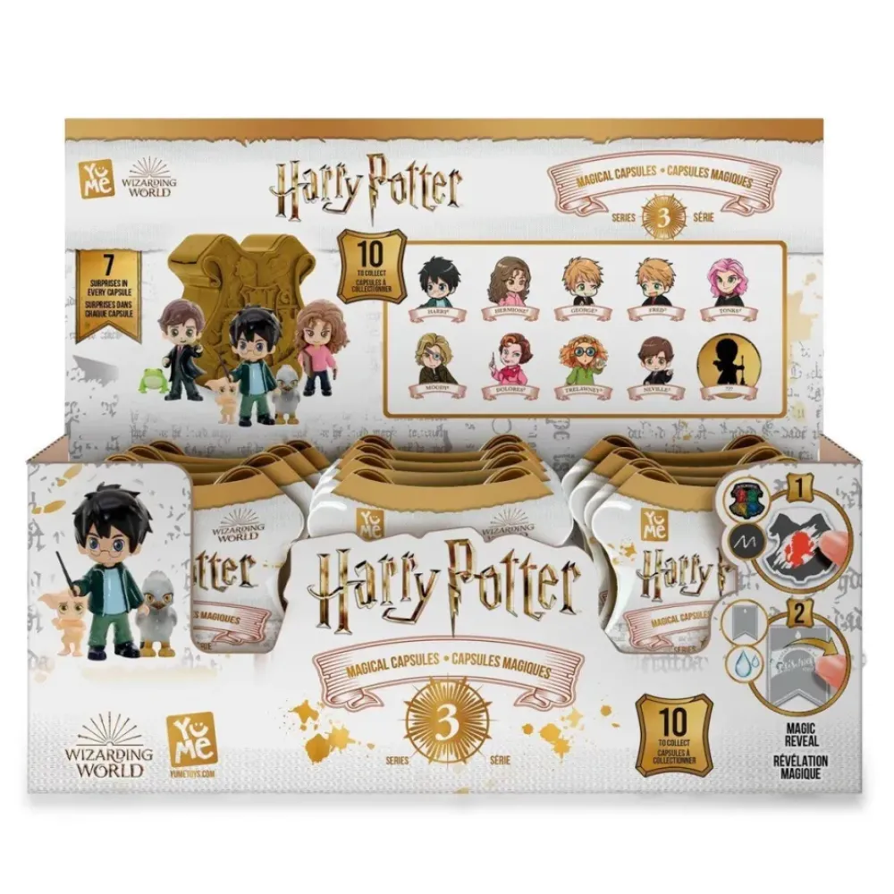 Wizarding World Muñecos Articulados*Capsula Magica Harry Potter Cdu Serie 3 Famosa