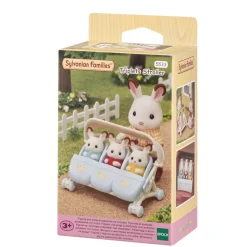 Sylvanian Families Munecas Y Peluches*Carrito De Trillizos
