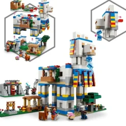 LEGO Puzzles Y Construcciones*Casa De Juguete Para Construir El Pueblo-Llama Y Sus Personajes Minecraft