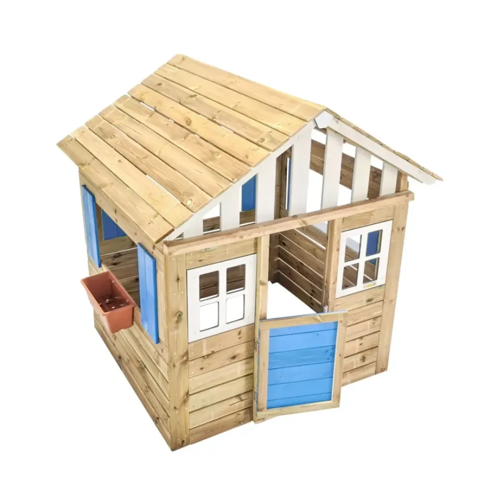 MASGAMES Casitas Y Parques*Casita Lollipop Azul Xl Madera