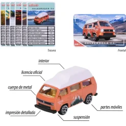 Majorette Coches, Circuitos Y Radiocontrol*Coche Colkswagen The Originals Premium Cars, 6 Surt.