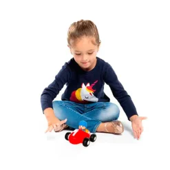 BANDAI Preescolar*Coche De Carreras Pocoyo Con Traccion