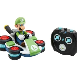 Jakks Pacific Coches, Circuitos Y Radiocontrol*Coche Teledirigido Luigi Que Realiza Giros De 360º Y Caballitos Nintendo Super Mario