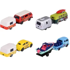 Majorette Coches, Circuitos Y Radiocontrol*Coche Volkswagen The Originals Trailer, 4 Surt.