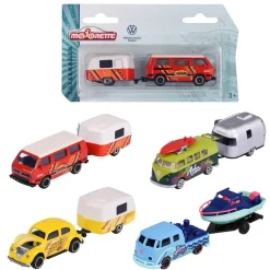 Majorette Coches, Circuitos Y Radiocontrol*Coche Volkswagen The Originals Trailer, 4 Surt.