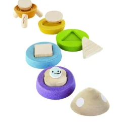 Plantoys Preescolar*Cohete Apilable Juguete De Madera