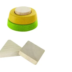 Plantoys Preescolar*Cohete Apilable Juguete De Madera