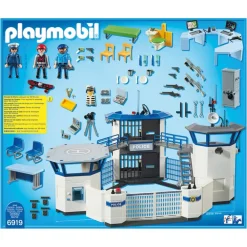 Playmobil Muñecos Articulados*Comisaria De Policia Con Prision City Action