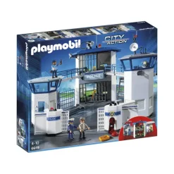 Playmobil Muñecos Articulados*Comisaria De Policia Con Prision City Action