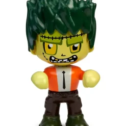 PINYPON ACTION Muñecos Articulados*Contenedor Cabezon Policia Y Monstruos