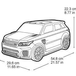 Feber Bicicletas, Correpasillos, Triciclos*Correpasillos Range Rover 2 En 1 Rojo